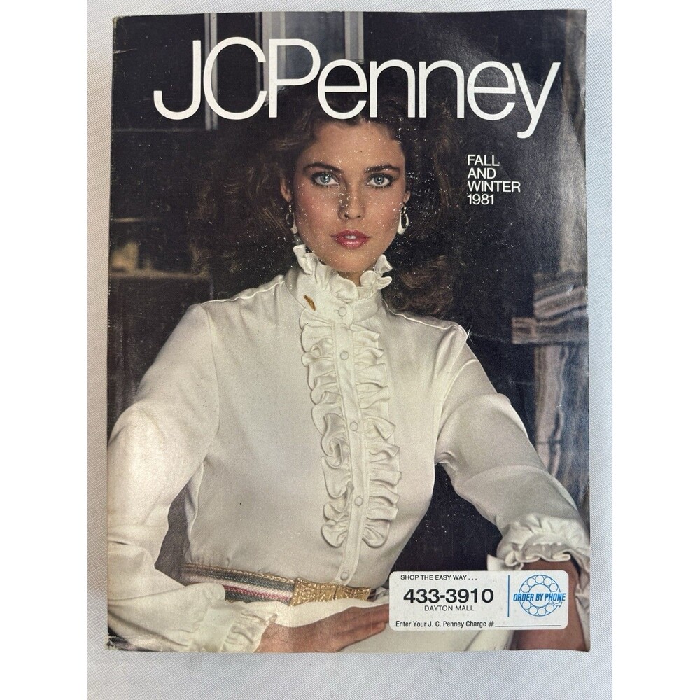 Vintage 1981 JCPenney Fall and Winter Catalog Retro 1980s Fashion Home Decor